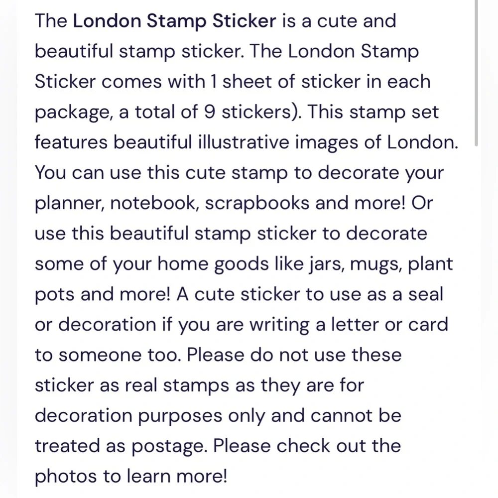 $2 ROYAL STAMP STICKERS. NEW. $2 WITH ANY ORDER OF $10 OR MORE